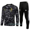 Sudadera De Entrenamiento Trajes Juventus Black 2021/22 Gris - Hombre